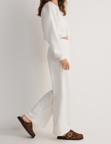 Pantaloni Reserved, alb