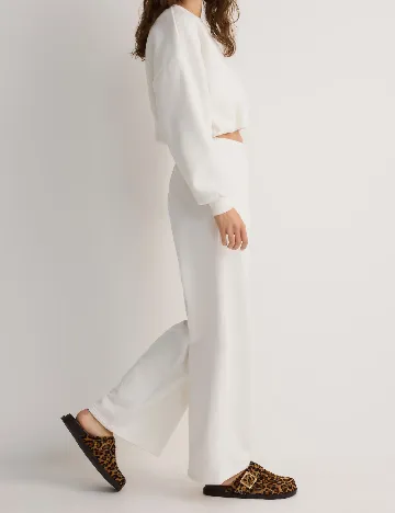 Pantaloni Reserved, alb