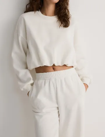 Pantaloni Reserved, alb