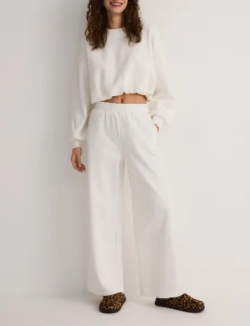 Pantaloni Reserved, alb