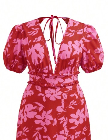 Rochie lunga SHEIN CURVE, rosu