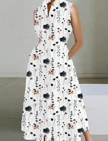 Rochie lunga SHEIN, alb