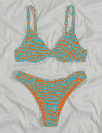 Costum de baie SHEIN, mix culori