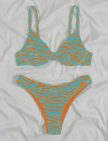 Costum de baie SHEIN, mix culori