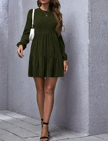 Rochie scurta SHEIN, verde Verde