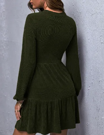 Rochie scurta SHEIN, verde Verde
