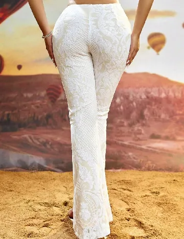 Pantaloni D&M, alb Alb