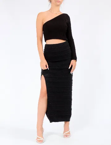 Fusta SHEIN, negru Negru