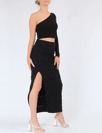 Fusta SHEIN, negru Negru