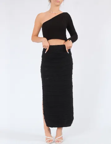 Fusta SHEIN, negru Negru