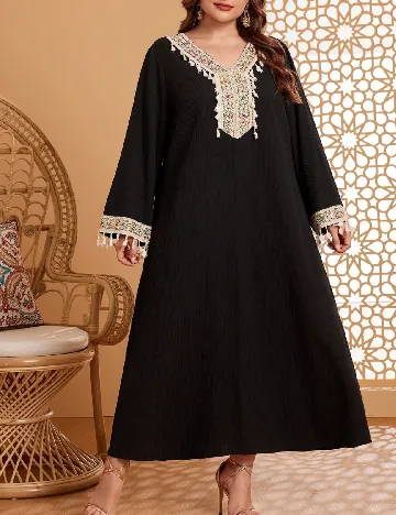Rochie lunga SHEIN CURVE, negru