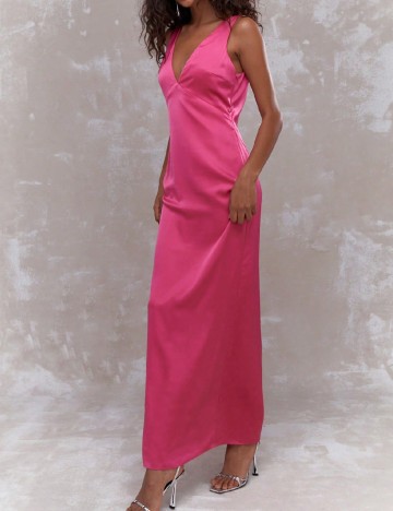 Rochie lunga Missguided, roz