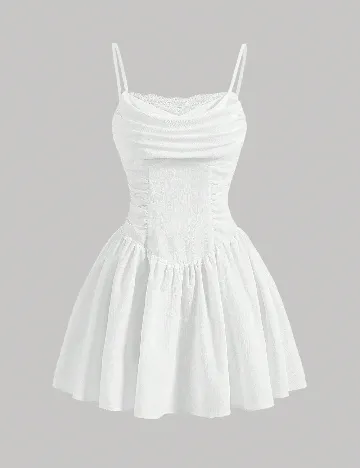Rochie scurta SHEIN, alb