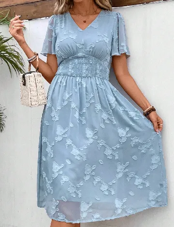 Rochie medie SHEIN, albastru