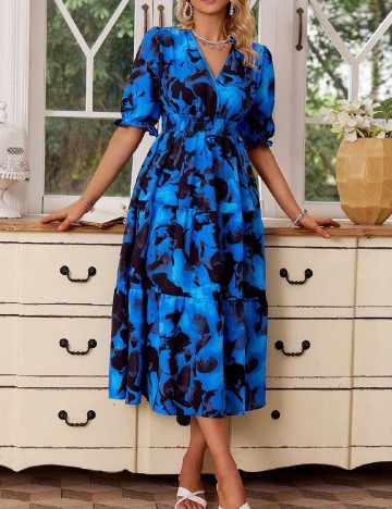 Rochie medie SHEIN, albastru