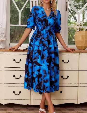 Rochie medie SHEIN, albastru