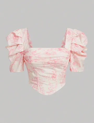 Top SHEIN, crem