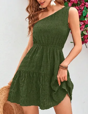 Rochie scurta SHEIN, verde