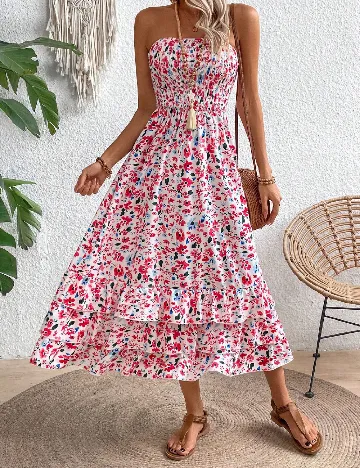 Rochie medie SHEIN, floral print