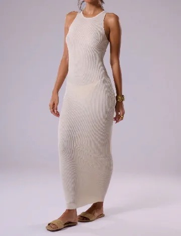 Rochie lunga SHEIN, ecru