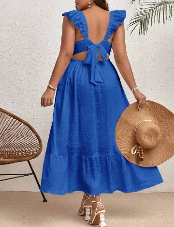 Rochie lunga SHEIN CURVE, albastru