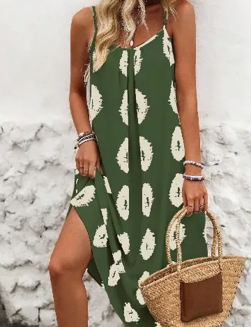 Rochie medie SHEIN, verde