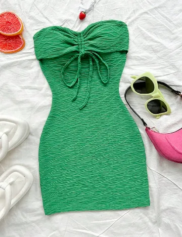Rochie scurta SHEIN, verde
