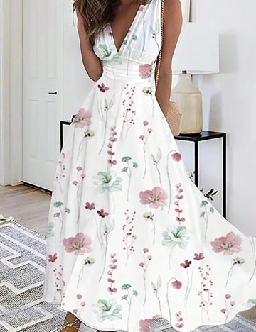 Rochie lunga SHEIN, alb