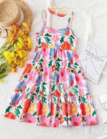 Rochie scurta SHEIN, floral Floral print