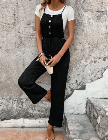 Salopeta SHEIN, negru