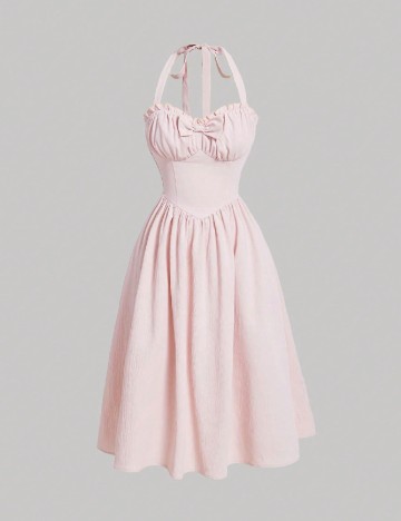 Rochie medie SHEIN CURVE, roz