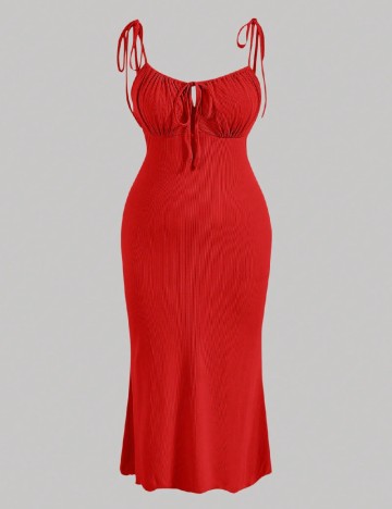 Rochie lunga SHEIN CURVE, rosu