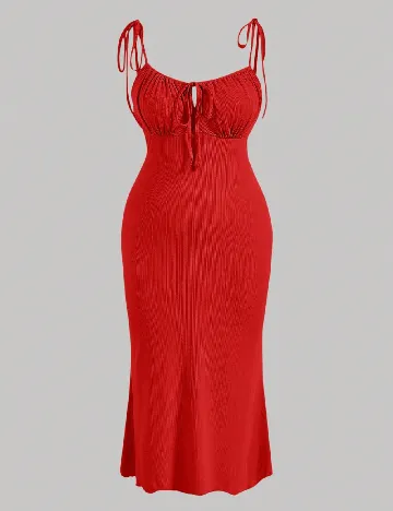 Rochie lunga SHEIN CURVE, rosu