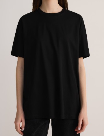 Tricou Reserved, negru