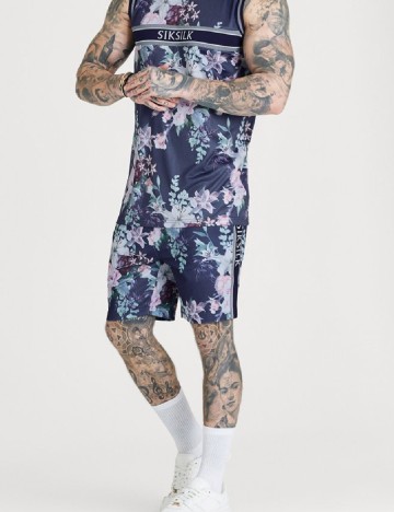 Pantaloni scurti SikSilk, bleumarin