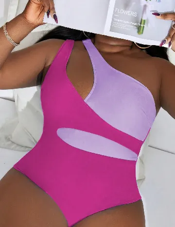 Costum de baie SHEIN CURVE, roz Roz