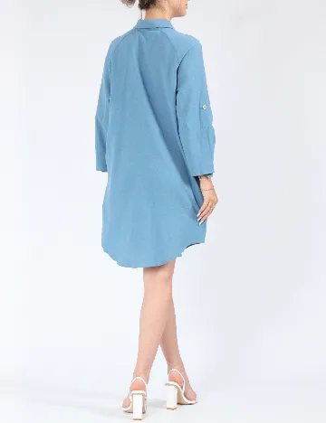 Rochie scurta SHEIN, albastru