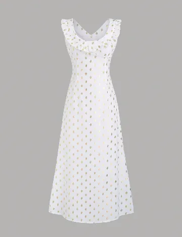Rochie lunga SHEIN, alb Alb