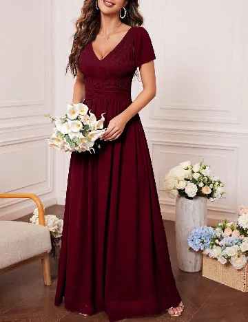 Rochie lunga SHEIN, visiniu Rosu