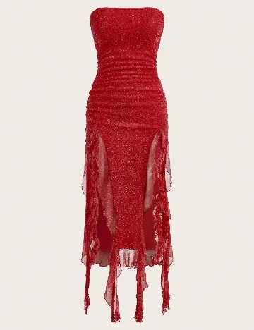 Rochie medie SHEIN, rosu