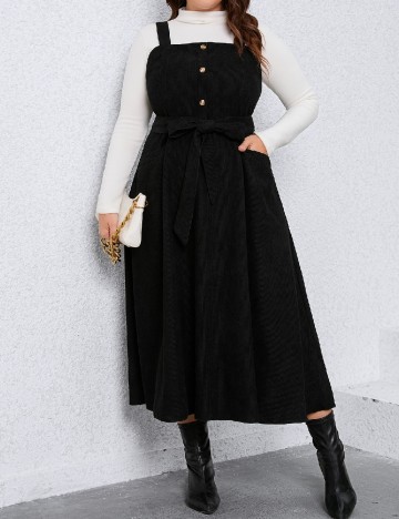 Rochie lunga SHEIN CURVE, negru