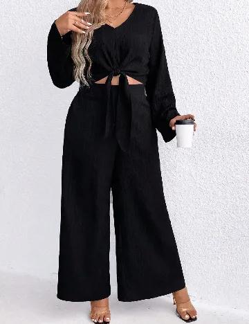 Compleu SHEIN CURVE, negru Negru