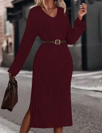 Rochie medie SHEIN, visiniu Rosu