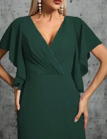 Rochie lunga SHEIN, verde Verde