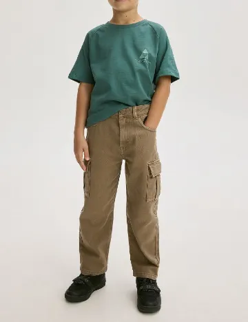 Pantaloni Reserved, maro Maro