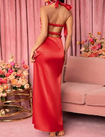 Rochie lunga SHEIN, rosu Rosu