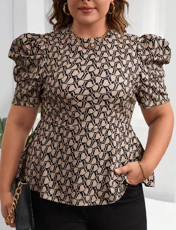 Bluza SHEIN CURVE, crem
