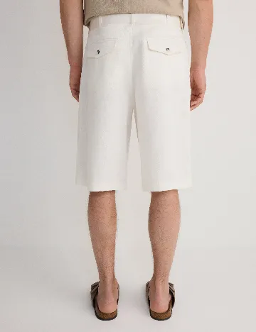 Pantaloni scurti Reserved, alb Alb