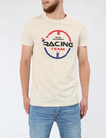 Tricou Milano Bulls, crem Crem