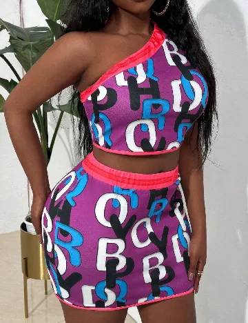 Compleu SHEIN CURVE, mix culori